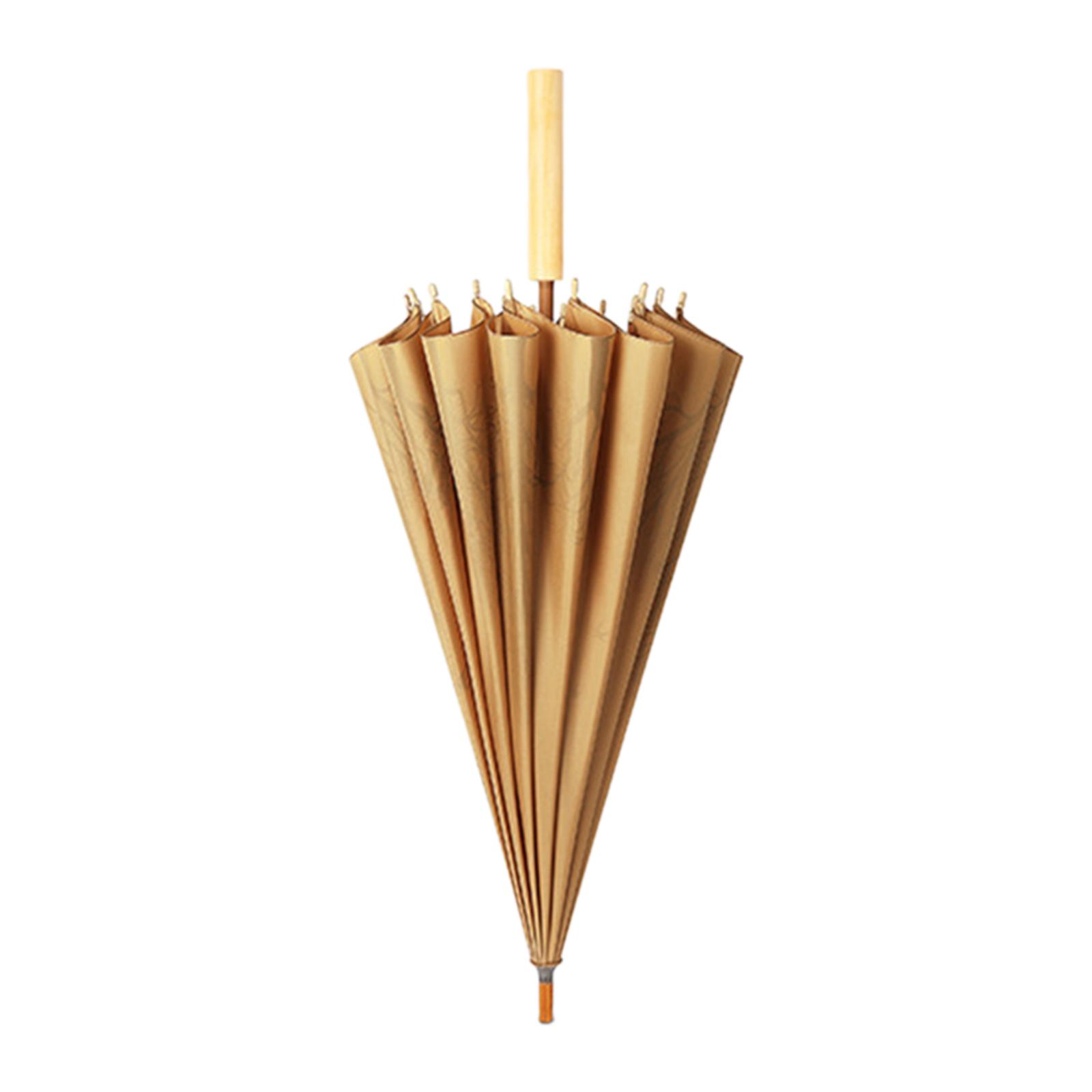 16 Ribs Stick Umbrella Water Resistant Compact Retro for Photography Wedding жёлтый
16 Ribs Stick Umbrella Water Resistant Compact Retro for Photography Wedding жёлтый