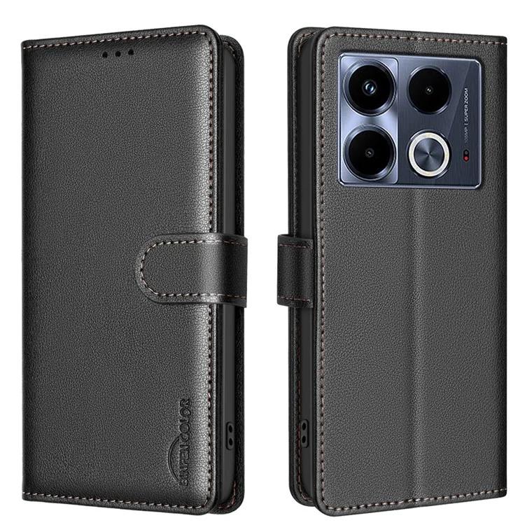 COLOR BF32 для Infinix Note 40 чехол RFID блокирующий противоударный чехол из искусственной кожи для сотового телефона - черный
COLOR BF32 для Infinix Note 40 чехол RFID блокирующий противоударный чехол из искусственной кожи для сотового телефона - черный