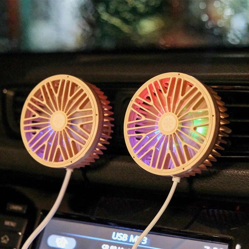 Автомобильный вентилятор USB-вентилятор на выходе воздуха Светодиодное креативное автомобильное автомобильное оборудование Трехскоростной мини-удобный вентилятор Автомобильные электроприборы
Автомобильный вентилятор USB-вентилятор на выходе воздуха Светодиодное креативное автомобильное автомобильное оборудование Трехскоростной мини-удобный вентилятор Автомобильные электроприборы
