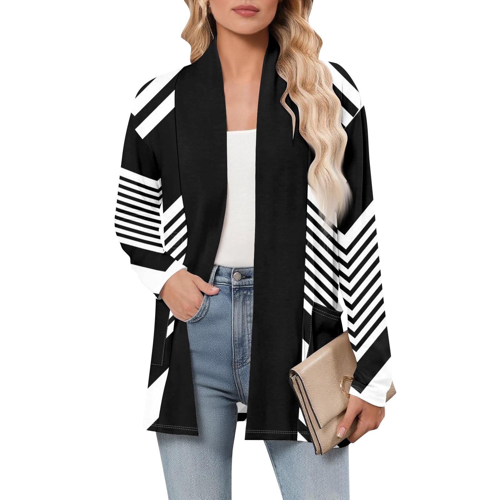 Женский кардиган с длинным рукавом, V-образным вырезом, модная рубашка с принтом, легкий, повседневный, свободный, тонкий кардиган с карманами XL белый
Женский кардиган с длинным рукавом, V-образным вырезом, модная рубашка с принтом, легкий, повседневный, свободный, тонкий кардиган с карманами XL белый