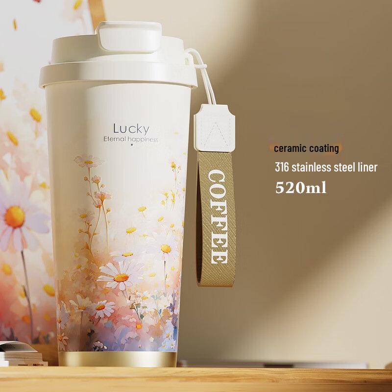 Shangqi Daisy Dual-Drink Insulated Coffee Cup
Shangqi Daisy Dual-Drink Insulated Coffee Cup