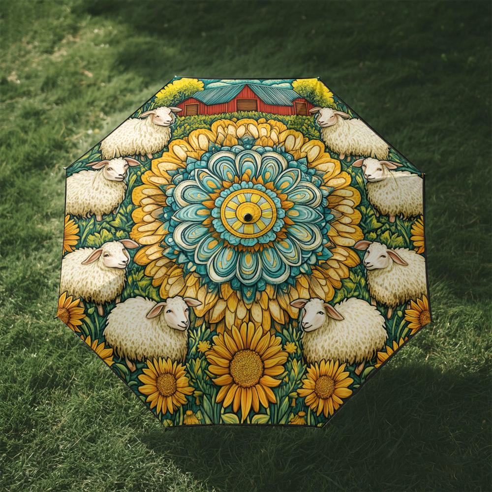 1pc s Open/Close Parasol - Blocking Compact Folding Umbrella with Sheep & Sunflower Print, 8-Rib Reinforced Frame, Portable H (as the picture,Iron&8K)
1pc s Open/Close Parasol - Blocking Compact Folding Umbrella with Sheep & Sunflower Print, 8-Rib Reinforced Frame, Portable H (as the picture,Iron&8K)