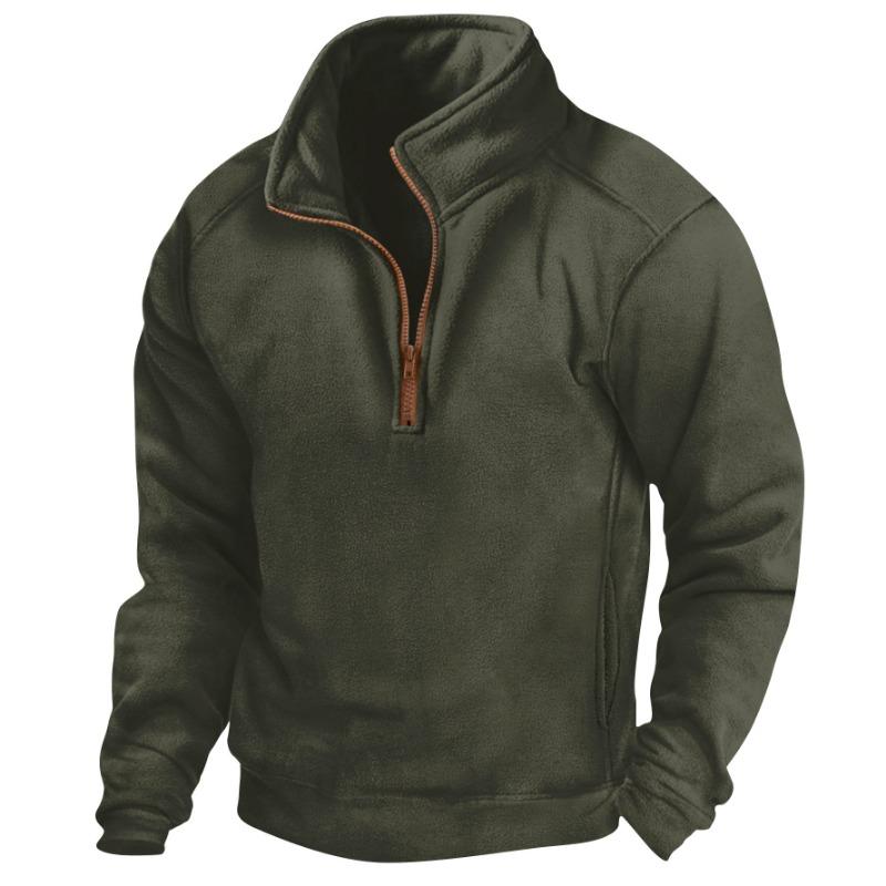 Men s Fleece Pullover Stand Up Collar Half Zipper Sweatshirt Pullovers Sports Training Long Sleeve Polo Hoodies S армія зелений колір
Men s Fleece Pullover Stand Up Collar Half Zipper Sweatshirt Pullovers Sports Training Long Sleeve Polo Hoodies S армія зелений колір