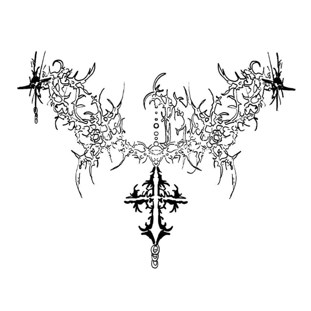 Thorn Wing Design Herbal Cross Pendant Sexy Style Temporales Fake Decorative Pattern Adhesive Backing Sticker Thigh Placement
Thorn Wing Design Herbal Cross Pendant Sexy Style Temporales Fake Decorative Pattern Adhesive Backing Sticker Thigh Placement