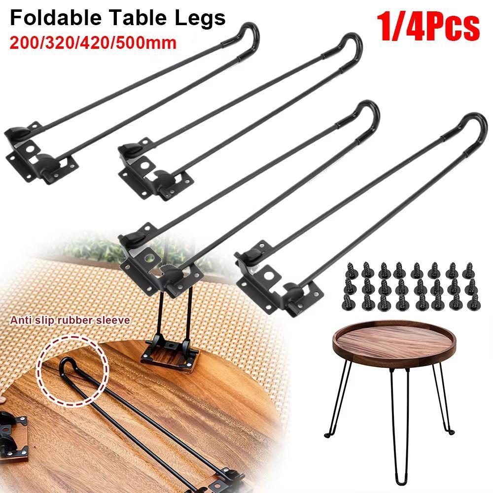 1/4Pcs Folding Support Furniture Legs Metal Table Replacement Legs Coffee Table Feet Accessories 1Pcs 200mm
1/4Pcs Folding Support Furniture Legs Metal Table Replacement Legs Coffee Table Feet Accessories 1Pcs 200mm