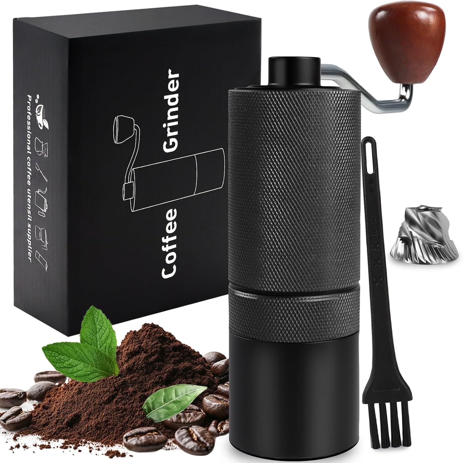 Grinder Gift Box Detachable Stainless Steel Conical Burr Aluminum Coffee Bean Grinder with 25 Grinding Settings United States
Grinder Gift Box Detachable Stainless Steel Conical Burr Aluminum Coffee Bean Grinder with 25 Grinding Settings United States