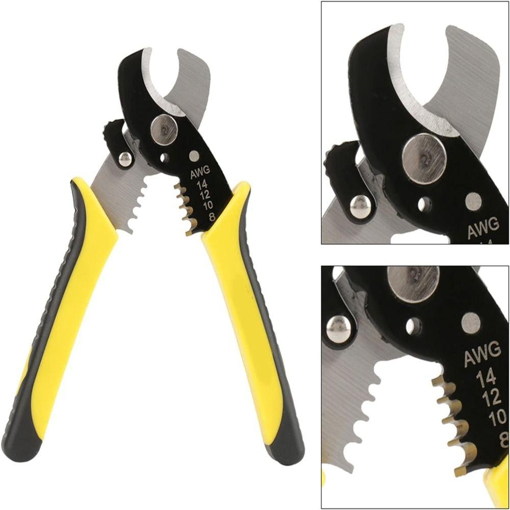 Manganese Steel Cable Stripping Tool 2-In-1 Design Crimping Pliers Electricians Use жёлтый
Manganese Steel Cable Stripping Tool 2-In-1 Design Crimping Pliers Electricians Use жёлтый