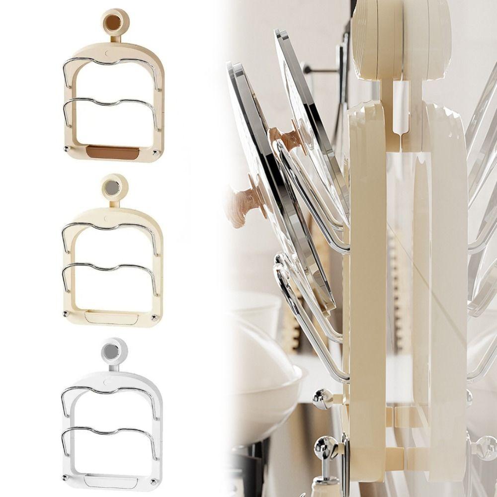 Wall Mounted Pot Lid Holder Suction Cup Cutting Board Holder Cream Style Kitchen Storage Rack бежевий
Wall Mounted Pot Lid Holder Suction Cup Cutting Board Holder Cream Style Kitchen Storage Rack бежевий
