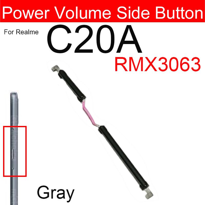 Кнопки живлення гучності Flex Cable для OPPO Realme C20 C20A C21 C21Y C25 C25Y C25S Сторона живлення Гучність сторона Увімкнено ВИМК. Клавіші Запасні частини телефону C20A RMX3063-Gray
Кнопки живлення гучності Flex Cable для OPPO Realme C20 C20A C21 C21Y C25 C25Y C25S Сторона живлення Гучність сторона Увімкнено ВИМК. Клавіші Запасні частини телефону C20A RMX3063-Gray