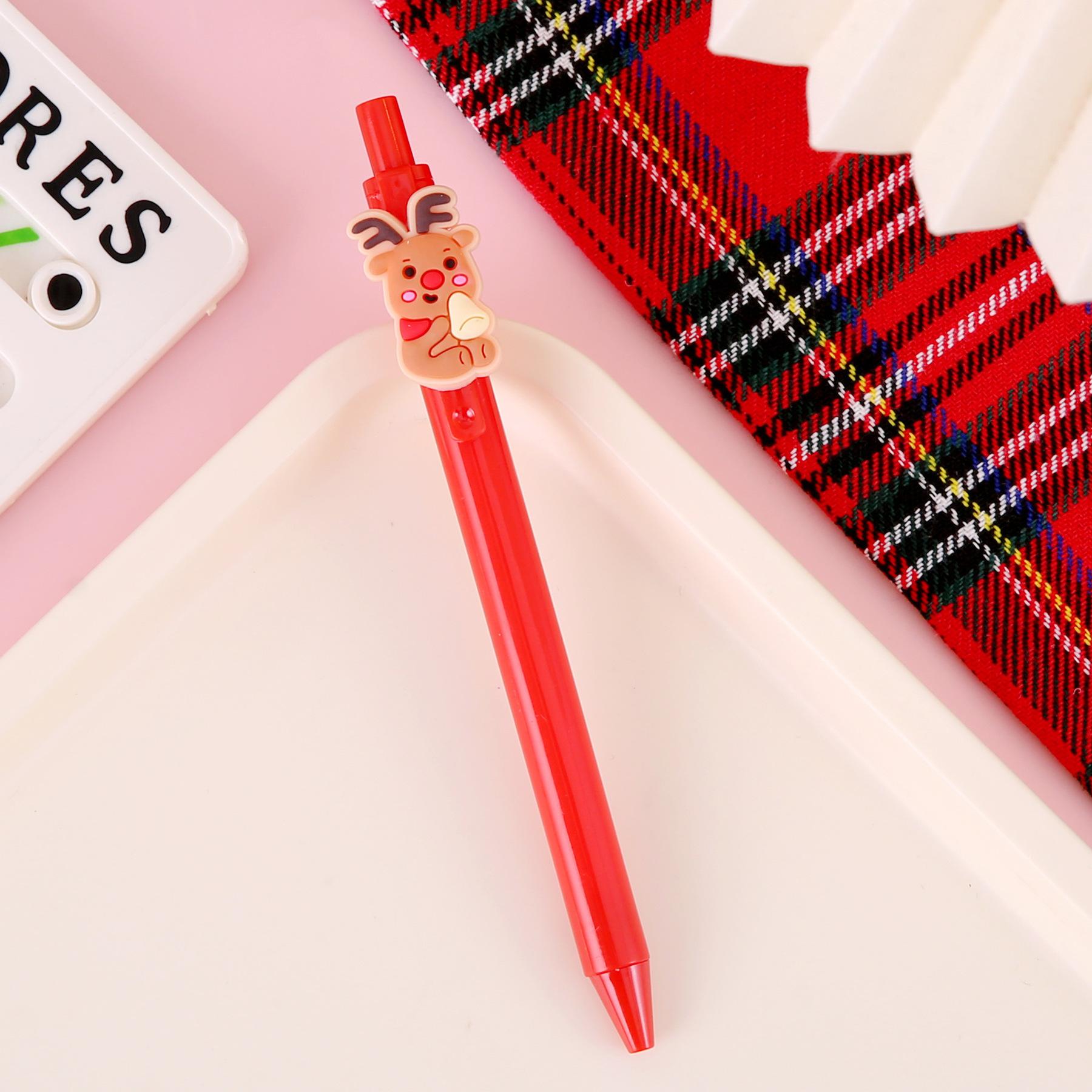 1 шт. Рождественская гелевая ручка с рисунком милого снеговика, оленя, дедушки, офиса, школы, канцелярские ручки, подарок Ink Color:Black
1 шт. Рождественская гелевая ручка с рисунком милого снеговика, оленя, дедушки, офиса, школы, канцелярские ручки, подарок Ink Color:Black