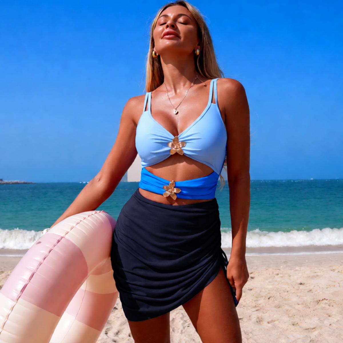 New Arrival: Western-Style Women s One-Piece Swimsuit — A Bestselling, Sexy, Color-Blocked Design with Mesh Accents XL синій
New Arrival: Western-Style Women s One-Piece Swimsuit — A Bestselling, Sexy, Color-Blocked Design with Mesh Accents XL синій