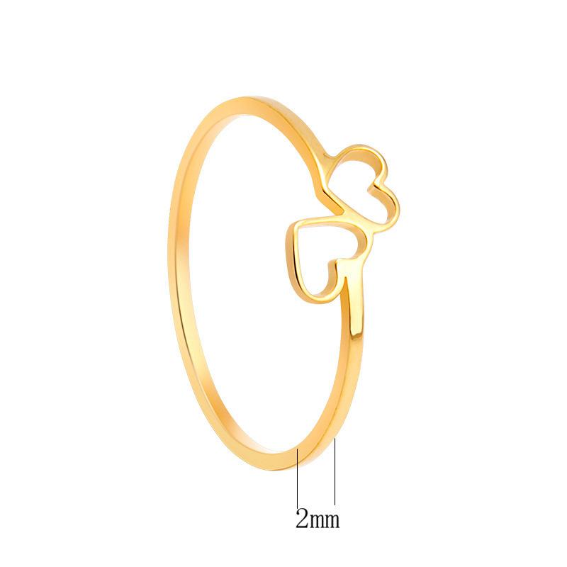 Ins Japanese and Korean Style Plain Circle Heart Ring Couple Hand Jewelry Ring no. 6 золотой
Ins Japanese and Korean Style Plain Circle Heart Ring Couple Hand Jewelry Ring no. 6 золотой