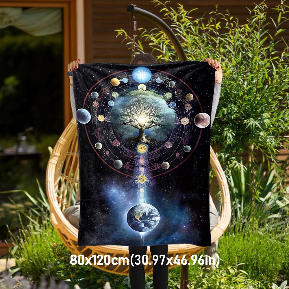 1pc Tree of Life Outdoor Flannel Blanket Soft Warm All-Season Throw for Sofa Bed Car Camping Office, Cozy Gift Idea1150S 80x120cm(31x47inch)
1pc Tree of Life Outdoor Flannel Blanket Soft Warm All-Season Throw for Sofa Bed Car Camping Office, Cozy Gift Idea1150S 80x120cm(31x47inch)