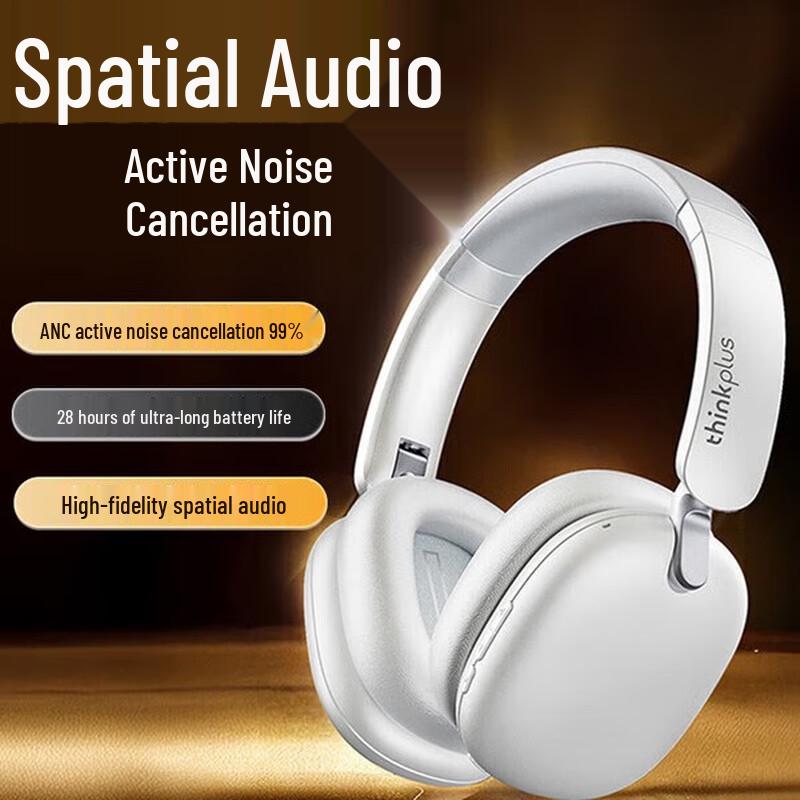 ThinkPlus Lenovo TH60 ANC Wireless Over-Ear Headset
ThinkPlus Lenovo TH60 ANC Wireless Over-Ear Headset