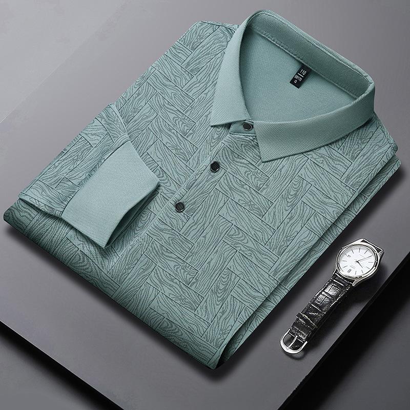 2026 Spring-Autumn Long-Sleeve Polo Shirt for Middle-Aged Men - Business Casual Print 180/2XL (for 150-170 lbs) зелёный
2026 Spring-Autumn Long-Sleeve Polo Shirt for Middle-Aged Men - Business Casual Print 180/2XL (for 150-170 lbs) зелёный