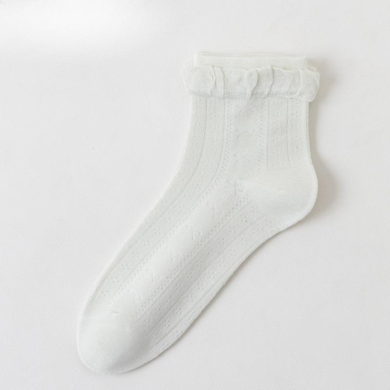 Silk Stockings for Ladies, Summer Lightweight Short Socks with Mesh Ventilation and Lace Trim, Boneless and Loose At The Bottom, Postpartum Stockings 1 pair світло-фіолетового кольору
Silk Stockings for Ladies, Summer Lightweight Short Socks with Mesh Ventilation and Lace Trim, Boneless and Loose At The Bottom, Postpartum Stockings 1 pair світло-фіолетового кольору