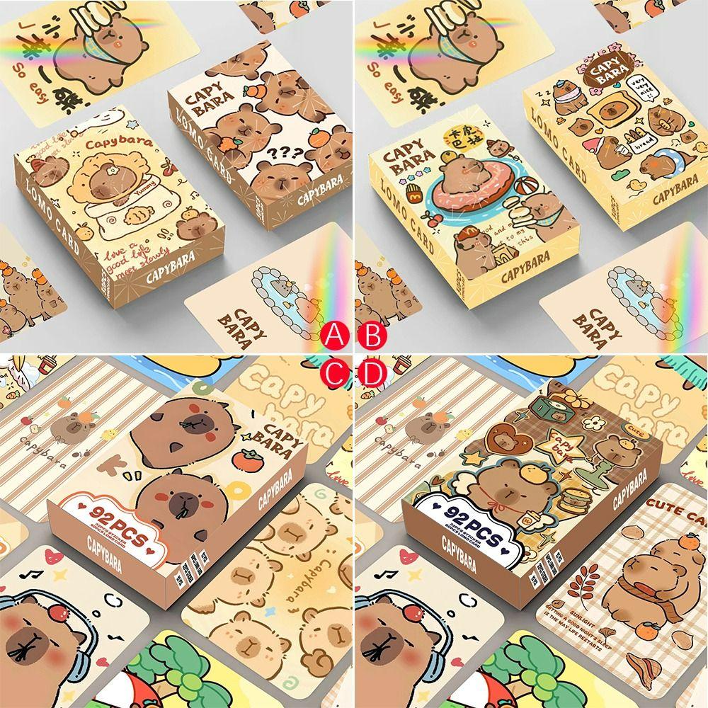 Двосторонні картки Capybara Photocards Glitter Collection Cards Чудова іграшка Lomo Cards B-30Pcs
Двосторонні картки Capybara Photocards Glitter Collection Cards Чудова іграшка Lomo Cards B-30Pcs