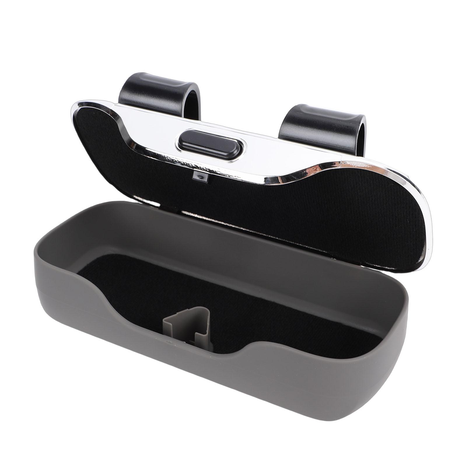 Car Sunglasses Holder Stylish Space Saving Protective Automotive Glasses Storage Case for Car Sun Visor Black сірий колір
Car Sunglasses Holder Stylish Space Saving Protective Automotive Glasses Storage Case for Car Sun Visor Black сірий колір