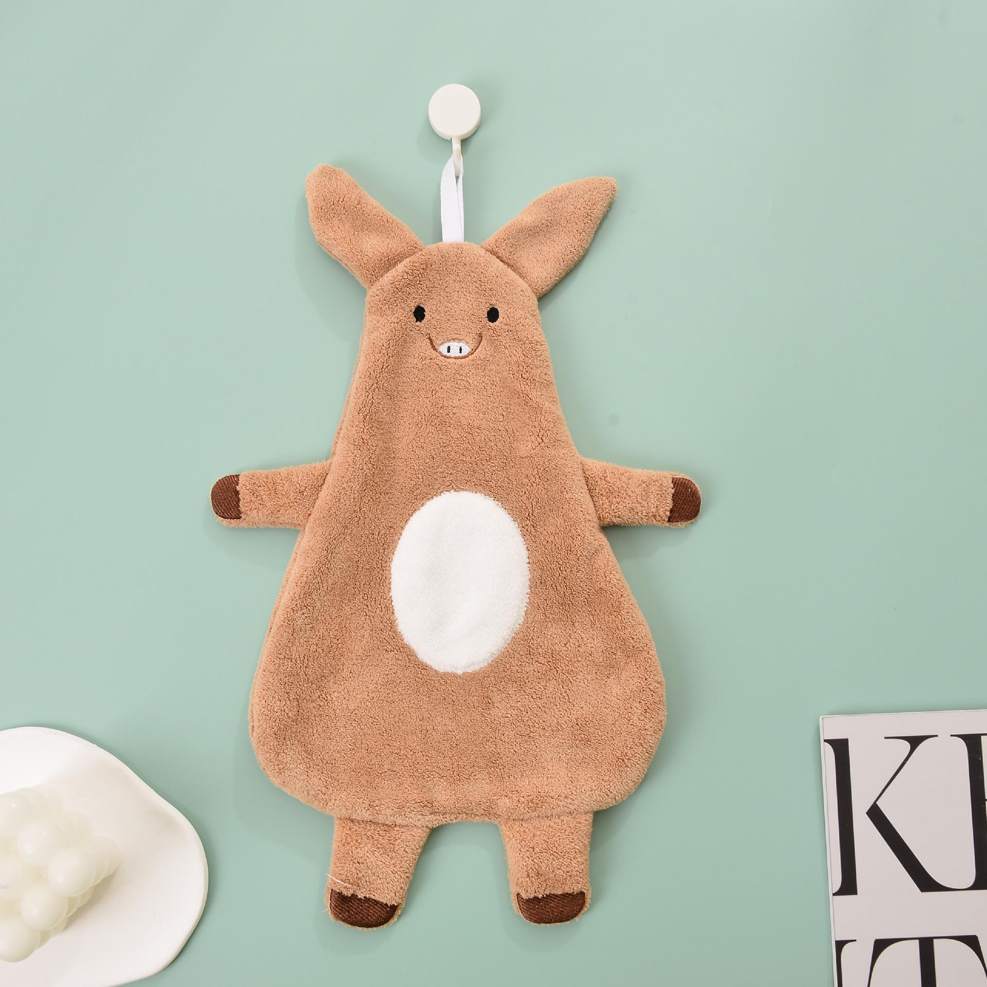 Cute Kangaroo Hanging Hand Towel - Thick, Absorbent Kitchen Cloth, Ideal as Wedding or Party Favor 25x39 cm
Cute Kangaroo Hanging Hand Towel - Thick, Absorbent Kitchen Cloth, Ideal as Wedding or Party Favor 25x39 cm