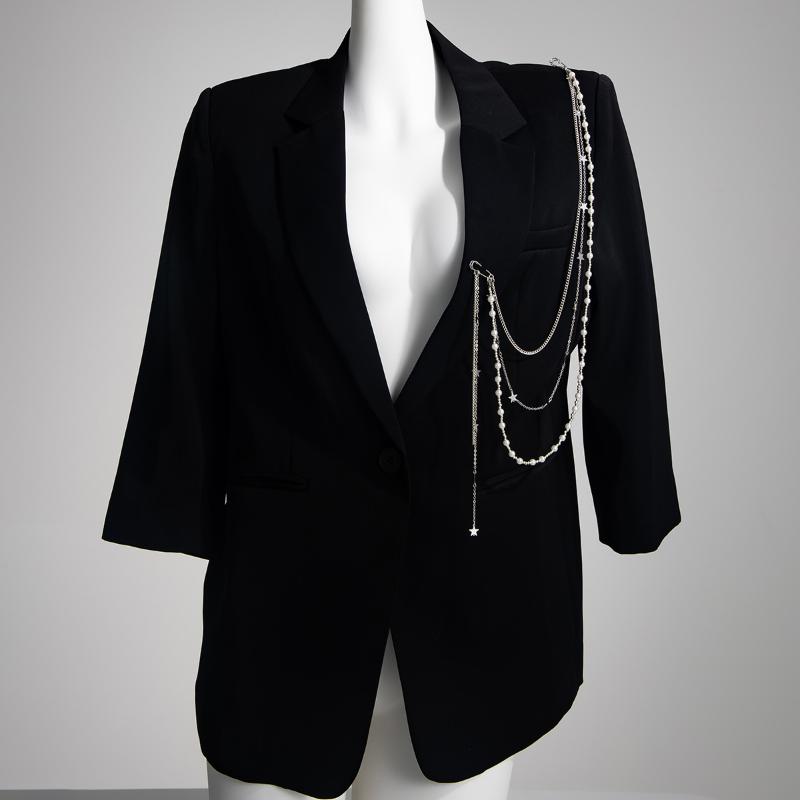 Creative Star-Shaped Chain Imitation Pearl Beaded Tassel Brooch Necklace For Women Two Ways To Wear It Pin Dress Chain Jewelry as the picture
Creative Star-Shaped Chain Imitation Pearl Beaded Tassel Brooch Necklace For Women Two Ways To Wear It Pin Dress Chain Jewelry as the picture