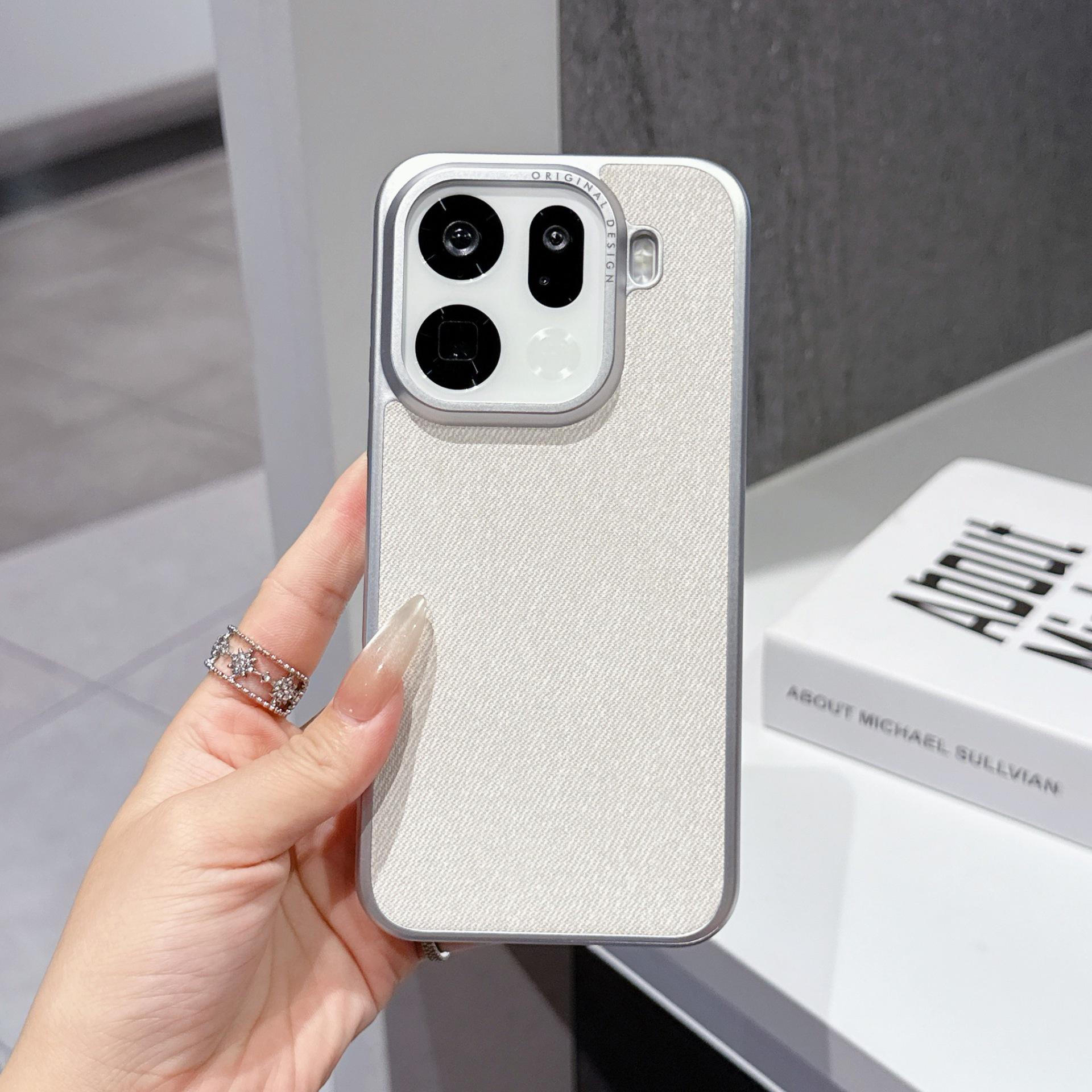 FIN9 Phone Case: Linen denim fabric, simple three-sided protection, bare metal feel. Find X9
FIN9 Phone Case: Linen denim fabric, simple three-sided protection, bare metal feel. Find X9
