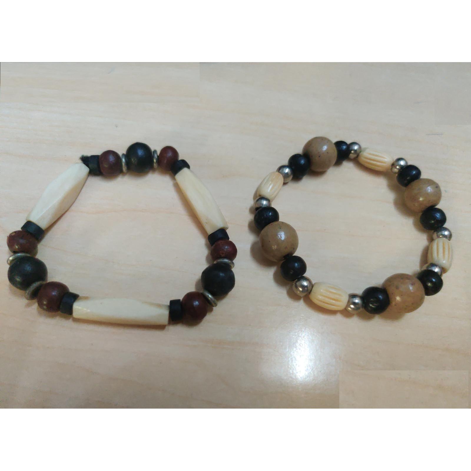 @ Elastic Wooden Beads Vintage Look Bracelet Pack Of 2 MJ-766-60%OFF
@ Elastic Wooden Beads Vintage Look Bracelet Pack Of 2 MJ-766-60%OFF