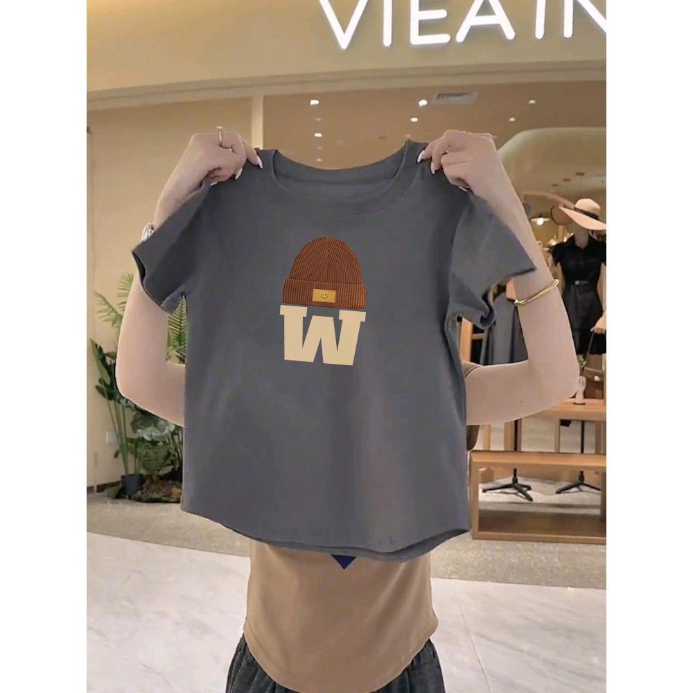 Pure cotton T-shirt women s short sleeves 2025 new curved hem slim-fitting front shoulder top short sweet and spicy shirt M
Pure cotton T-shirt women s short sleeves 2025 new curved hem slim-fitting front shoulder top short sweet and spicy shirt M