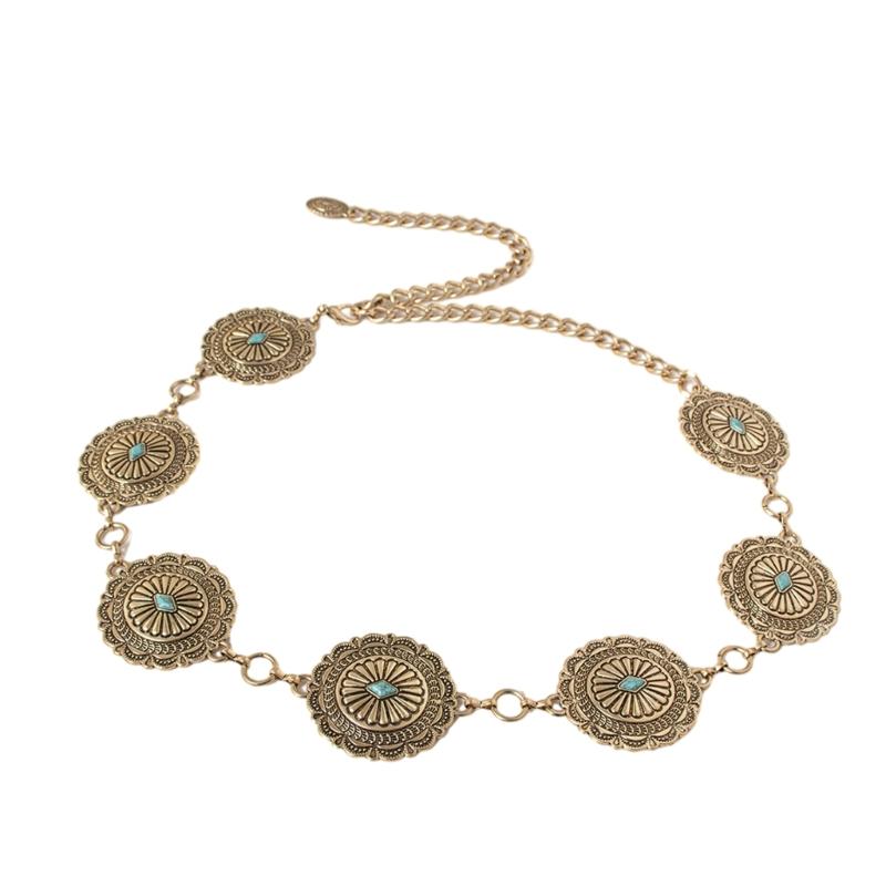 Elegant Ladies Ethnic Style Waist Belt Delicate Relief Flower Buckle Belt Summer Dress Women Summer Seaside Waist Belt
Elegant Ladies Ethnic Style Waist Belt Delicate Relief Flower Buckle Belt Summer Dress Women Summer Seaside Waist Belt