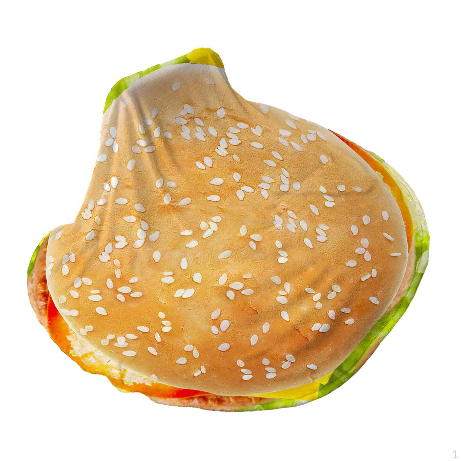 Cozy Hamburger Design Blanket for All Ages - Ideal Holidays And Trips 150cm
Cozy Hamburger Design Blanket for All Ages - Ideal Holidays And Trips 150cm