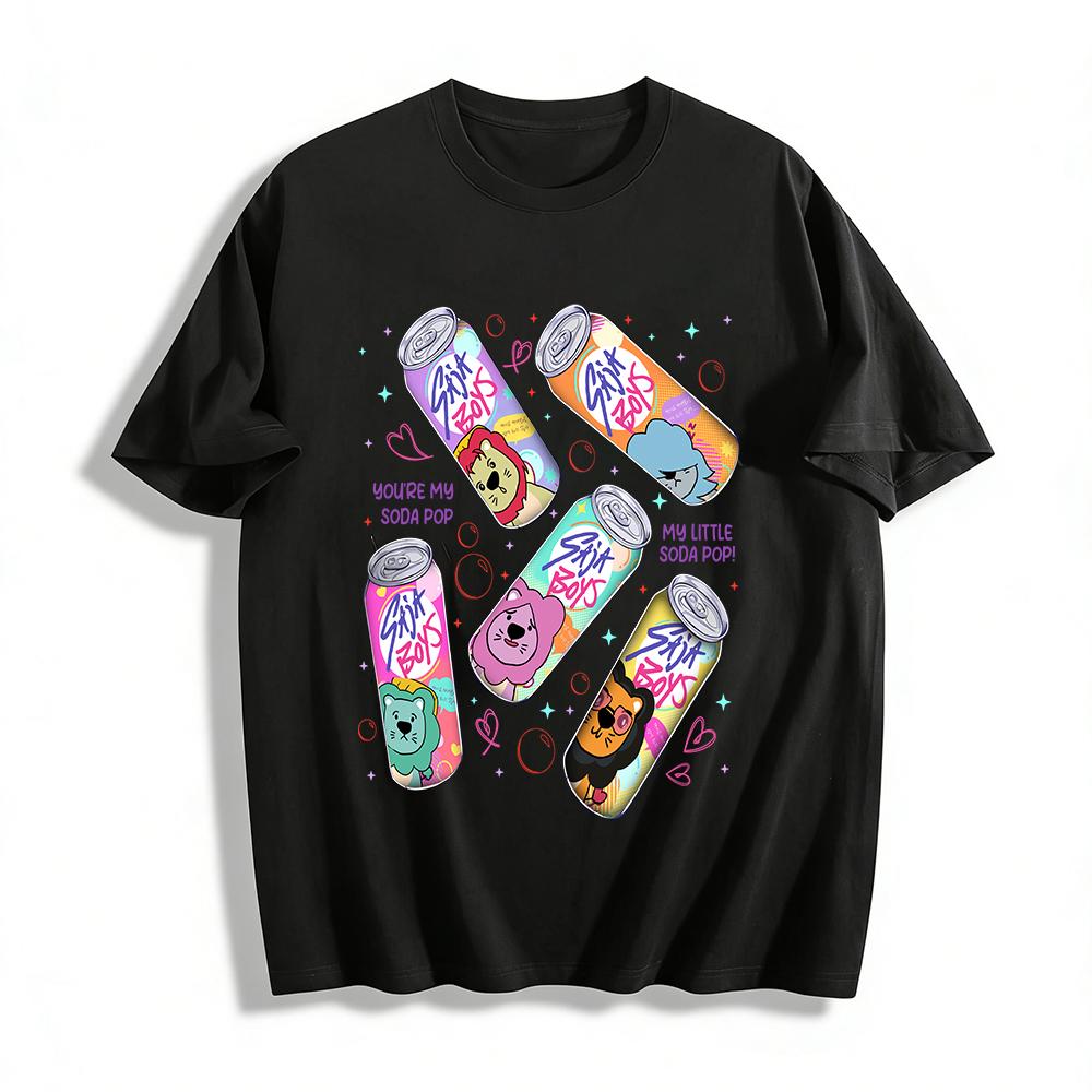 Cute Korean Style Siji Boys Soda Can Print Short-sleeved Shirt Trendy Cartoon Casual Lovers T-shirt Pure cotton T-shirt XXS
Cute Korean Style Siji Boys Soda Can Print Short-sleeved Shirt Trendy Cartoon Casual Lovers T-shirt Pure cotton T-shirt XXS