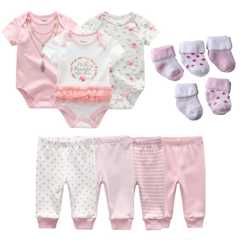 Комплект одягу для новонароджених Kiddiezoom 3 предмети дитяче боді з мультфільмом + 4 предмети бавовняні штани + 5 пар шкарпеток Одяг для маленьких хлопчиків і дівчаток 3-6Months
Комплект одягу для новонароджених Kiddiezoom 3 предмети дитяче боді з мультфільмом + 4 предмети бавовняні штани + 5 пар шкарпеток Одяг для маленьких хлопчиків і дівчаток 3-6Months