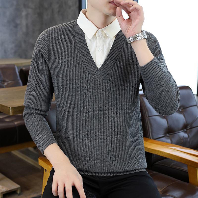 Korean British Style Jacquard Two-Piece Shirt Collar Sweater Knitwear - Autumn/Winter 2025 Collection 4XL сірий колір
Korean British Style Jacquard Two-Piece Shirt Collar Sweater Knitwear - Autumn/Winter 2025 Collection 4XL сірий колір