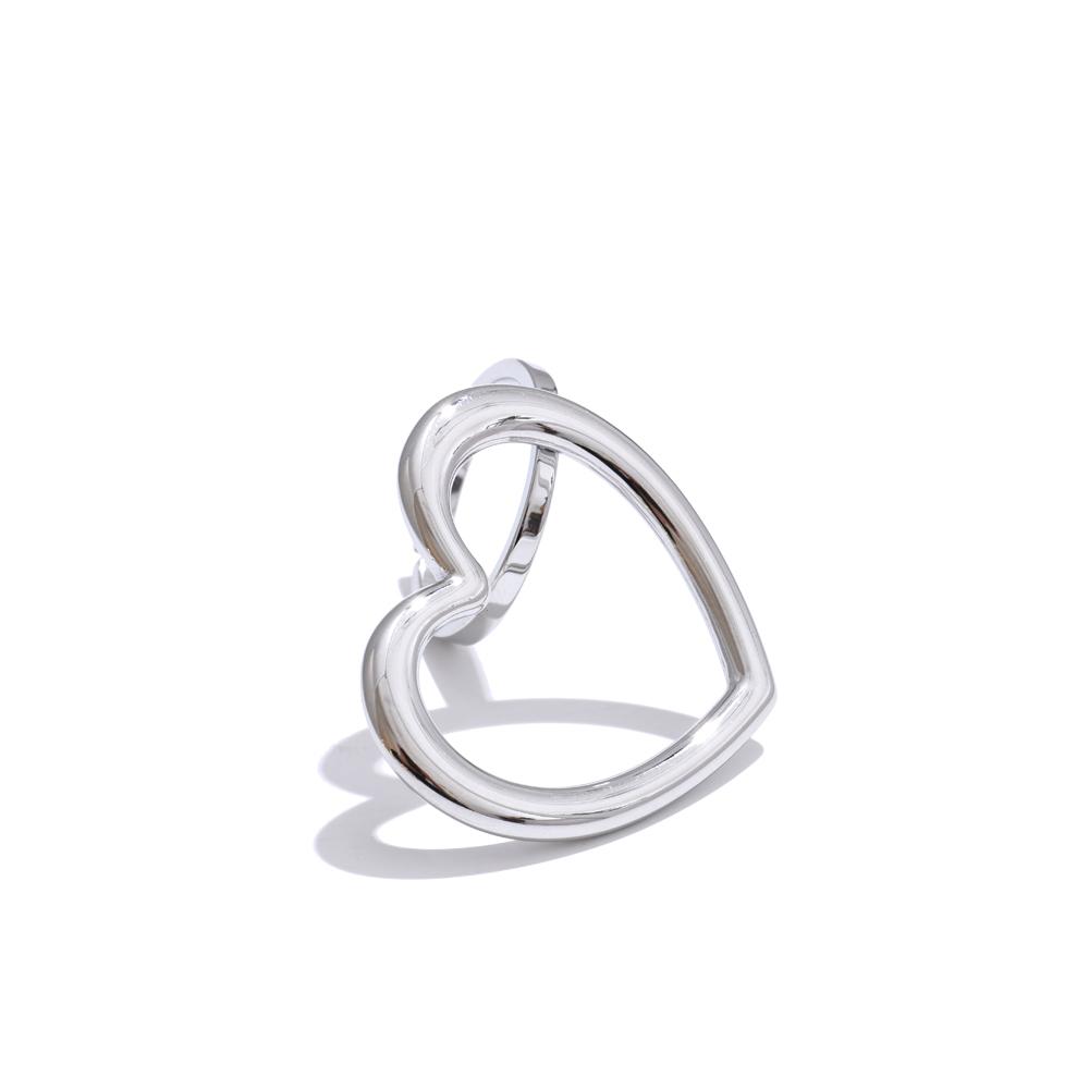 Yhpup Minimalist Stainless Steel Heart Geometric Hollow Ring Smooth Metal Creative Charm Finger Jewelry Bijoux Femme resizable
Yhpup Minimalist Stainless Steel Heart Geometric Hollow Ring Smooth Metal Creative Charm Finger Jewelry Bijoux Femme resizable