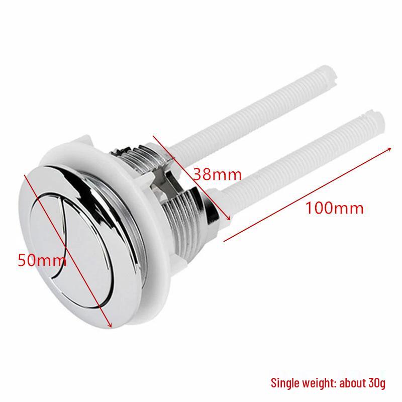 Міжкордонна подвійна кнопка змиву для унітазу 38 мм - Водозберігаючий аксесуар для ванної кімнати
Міжкордонна подвійна кнопка змиву для унітазу 38 мм - Водозберігаючий аксесуар для ванної кімнати