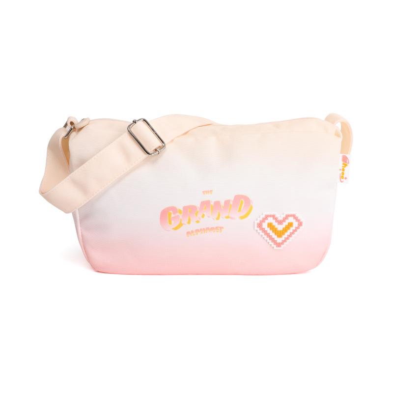 Macaron color gradual change canvas bag female spring student messenger bag dopamine pillow bag помаранчевий
Macaron color gradual change canvas bag female spring student messenger bag dopamine pillow bag помаранчевий