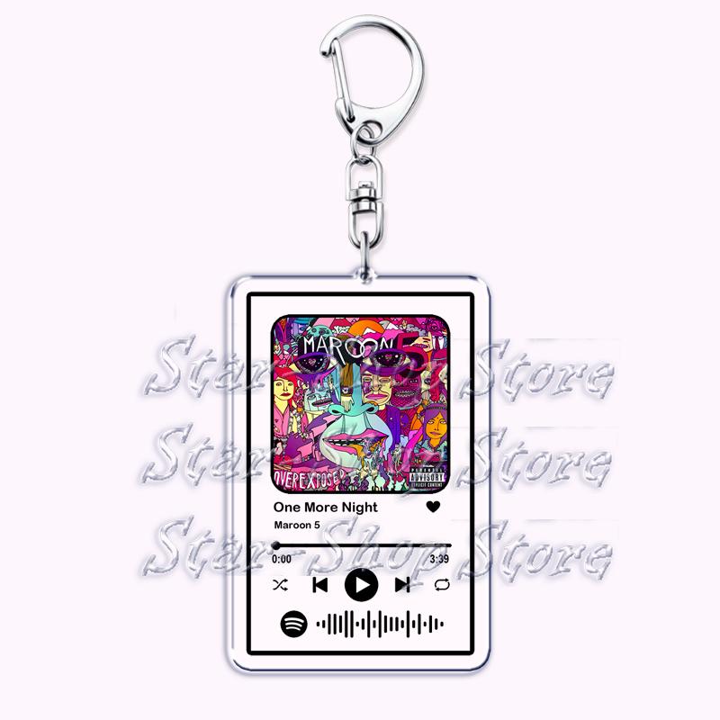 Popular Band Music Keychains for Women Accessories Bag Animals Memories Payphone Sugar Playlist Code Keying Jewelry Fans Gifts
Popular Band Music Keychains for Women Accessories Bag Animals Memories Payphone Sugar Playlist Code Keying Jewelry Fans Gifts