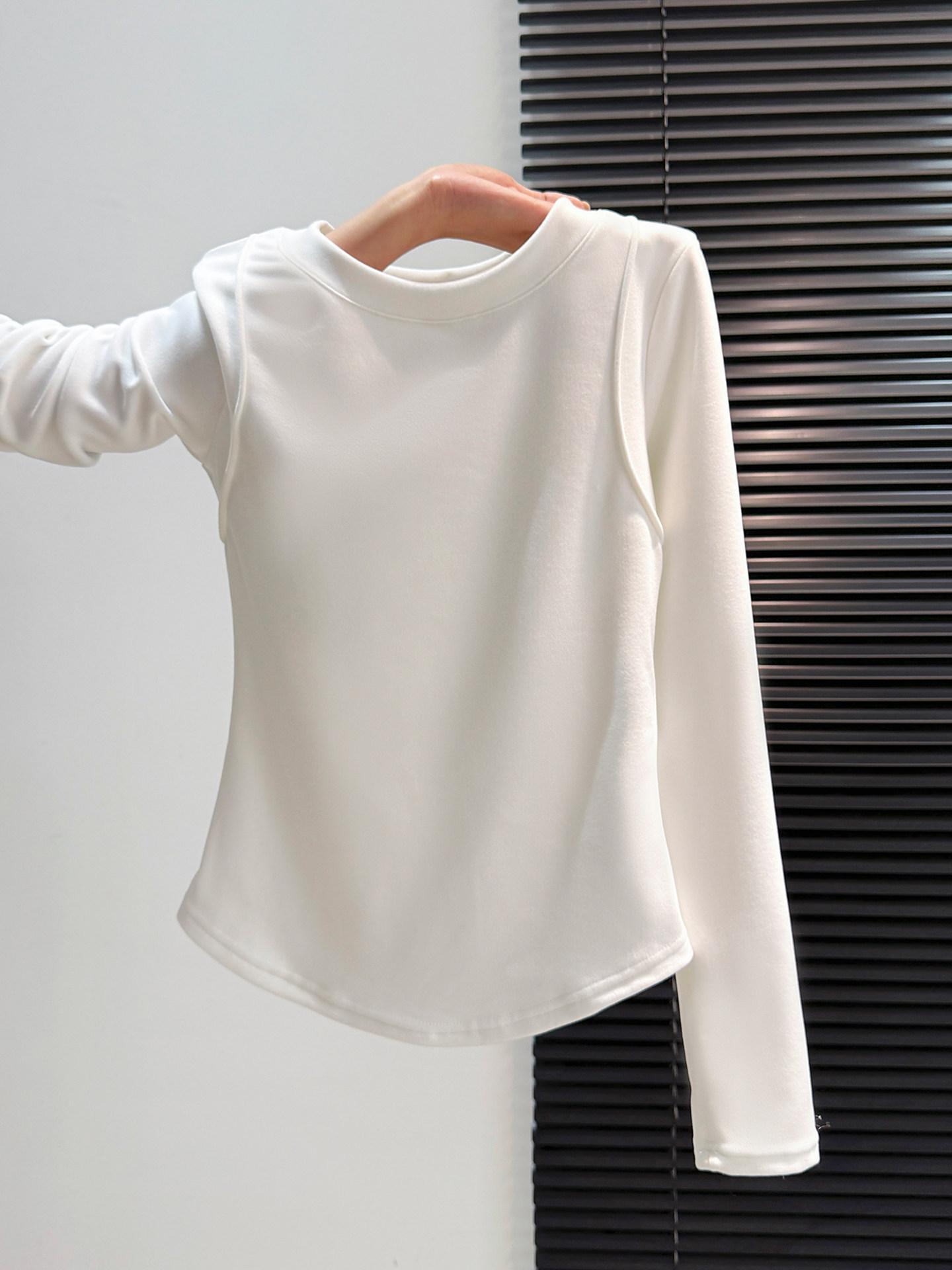 Women s Slim Fit Long-Sleeve White Plush Hem T-Shirt - Autumn/Winter Style Extra Large білий
Women s Slim Fit Long-Sleeve White Plush Hem T-Shirt - Autumn/Winter Style Extra Large білий