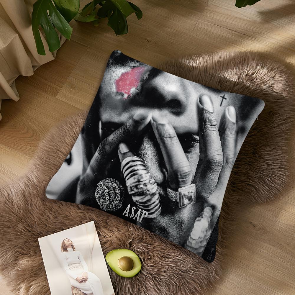 Rapper AAP Rocky Pillow Case Living Room Accent Couch Back Support Square Lounge Restful Nap Companion 40X40cm
Rapper AAP Rocky Pillow Case Living Room Accent Couch Back Support Square Lounge Restful Nap Companion 40X40cm
