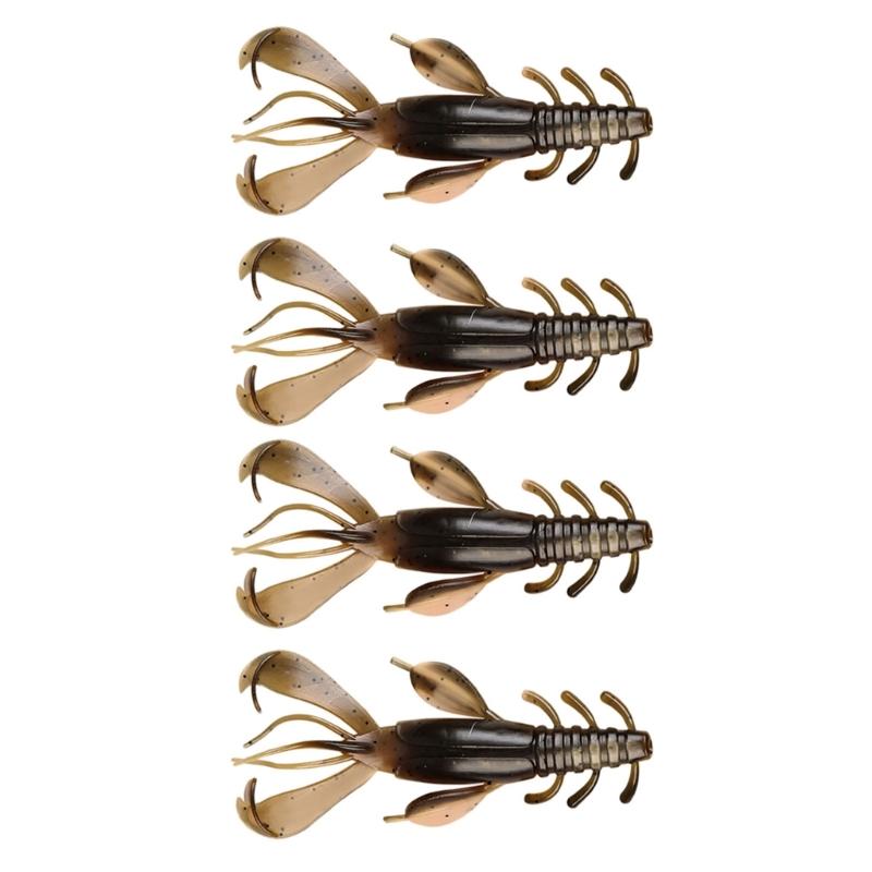 Pack of 4 Shrimp Soft Baits Fishing Baits 10cm 10g Crawfish Lure Artificial Swimbait Saltwater Fishing Tackle Accessories коричневый
Pack of 4 Shrimp Soft Baits Fishing Baits 10cm 10g Crawfish Lure Artificial Swimbait Saltwater Fishing Tackle Accessories коричневый
