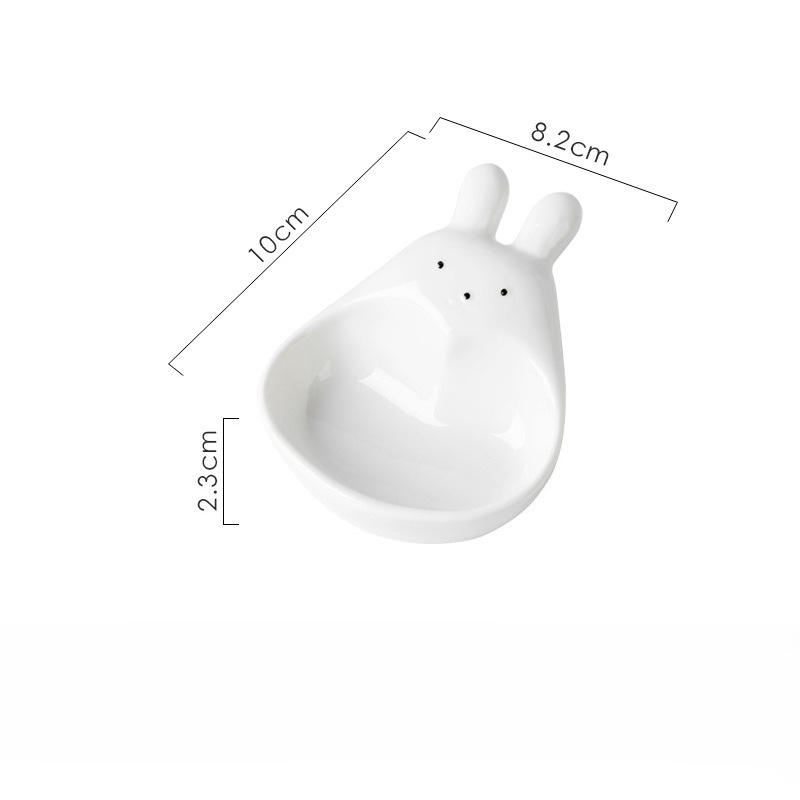 Exquisite Creative Ceramic Small Dish Home Restaurant Seasoning Dish Soy Sauce Vinegar Dipping Sauce Plate with Vinegar Holder
Exquisite Creative Ceramic Small Dish Home Restaurant Seasoning Dish Soy Sauce Vinegar Dipping Sauce Plate with Vinegar Holder