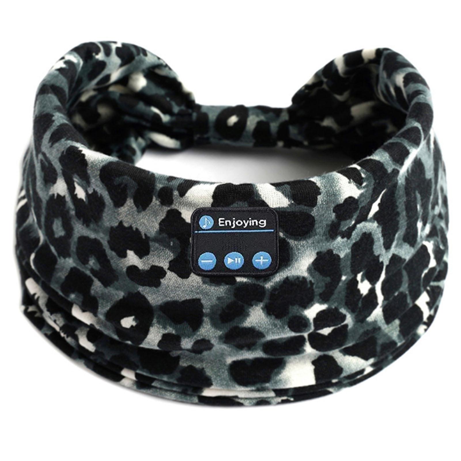 Wireless Sleeping Headphones Soft Washable Yoga Running Bluetooth Headset Headband Handsfree Music Earphone Leopard Pattern
Wireless Sleeping Headphones Soft Washable Yoga Running Bluetooth Headset Headband Handsfree Music Earphone Leopard Pattern