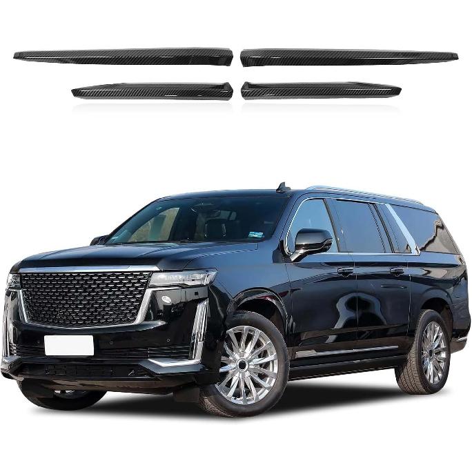 Rear Corner Bumper Guard for Cadillac Escalade 2021-2024 2025 Accessories, 4PCS Rear Bumper Protector Cover Anti Scratch Anti Collision ABS Material Carbon Fiber Pattern
Rear Corner Bumper Guard for Cadillac Escalade 2021-2024 2025 Accessories, 4PCS Rear Bumper Protector Cover Anti Scratch Anti Collision ABS Material Carbon Fiber Pattern