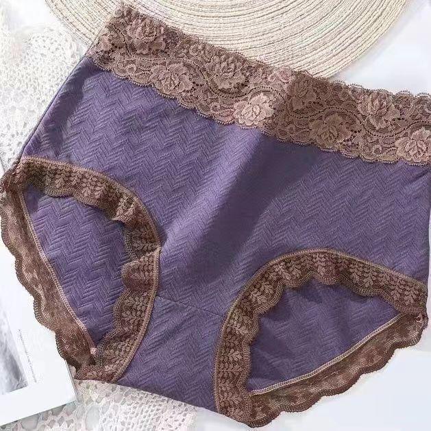 Mid-Waist Cotton Lace Trim Seamless Plus Size Sexy Ladies Briefs - Comfortable & Breathable XXL (67-73 kg) фіолетовий
Mid-Waist Cotton Lace Trim Seamless Plus Size Sexy Ladies Briefs - Comfortable & Breathable XXL (67-73 kg) фіолетовий