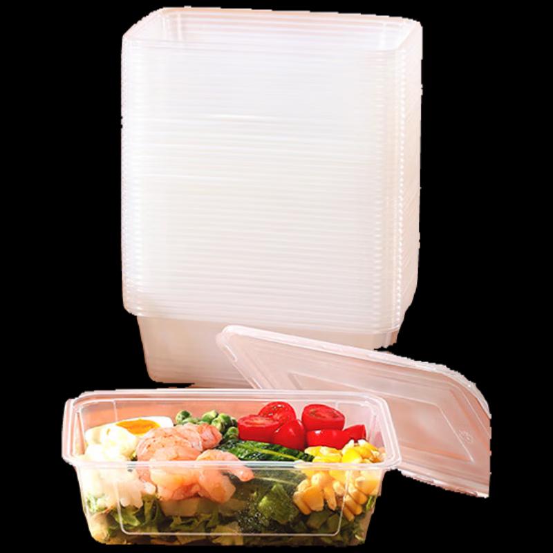 MeiLiYa Square Disposable Food Containers, 750ml, 30-Pack
MeiLiYa Square Disposable Food Containers, 750ml, 30-Pack