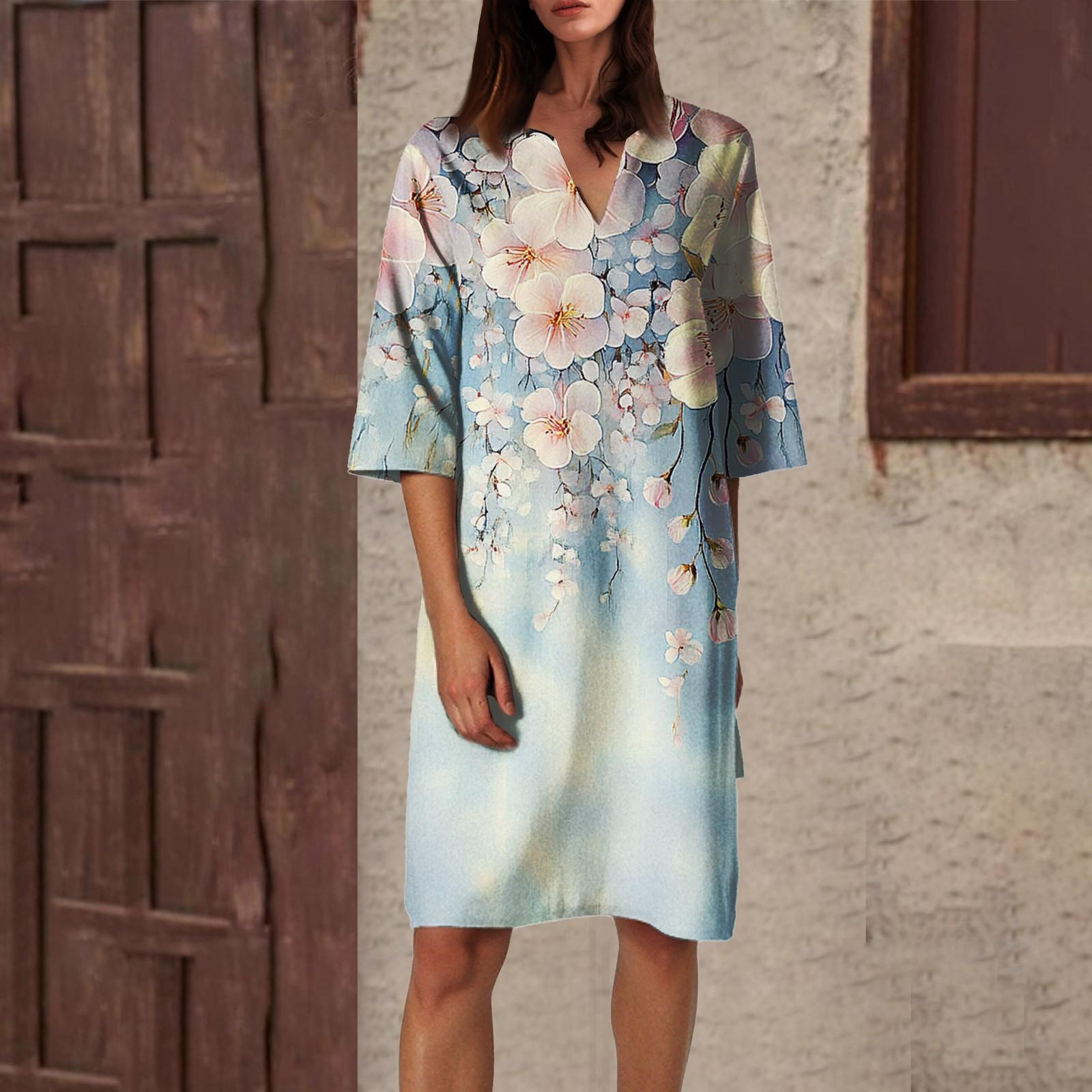 Женское летнее платье с ретро-цветочным принтом, V-образным вырезом и короткими рукавами, легкое дышащее платье XL чёрный
Женское летнее платье с ретро-цветочным принтом, V-образным вырезом и короткими рукавами, легкое дышащее платье XL чёрный