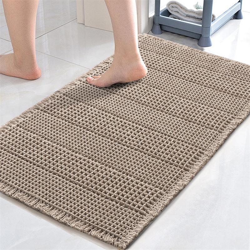 1PC Anti Slip Bathmat Solid Color Bathroom Toilet Water-absorbing Floor Towel Rug Plaid Shower Foot Mat washable Bath Feet Pad Q17116QQ-40cmX60cm S
1PC Anti Slip Bathmat Solid Color Bathroom Toilet Water-absorbing Floor Towel Rug Plaid Shower Foot Mat washable Bath Feet Pad Q17116QQ-40cmX60cm S