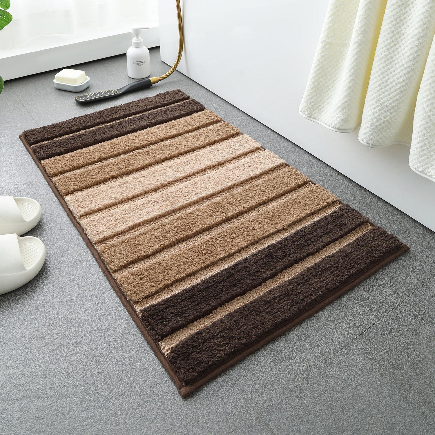 Роскошный полосатый коврик для пола, быстрая впитываемость воды, мягкий противоскользящий ковер, коврик для пола в ванной, прикроватный ковер для спальни, придверный коврик 40CMx60CM кофейный
Роскошный полосатый коврик для пола, быстрая впитываемость воды, мягкий противоскользящий ковер, коврик для пола в ванной, прикроватный ковер для спальни, придверный коврик 40CMx60CM кофейный