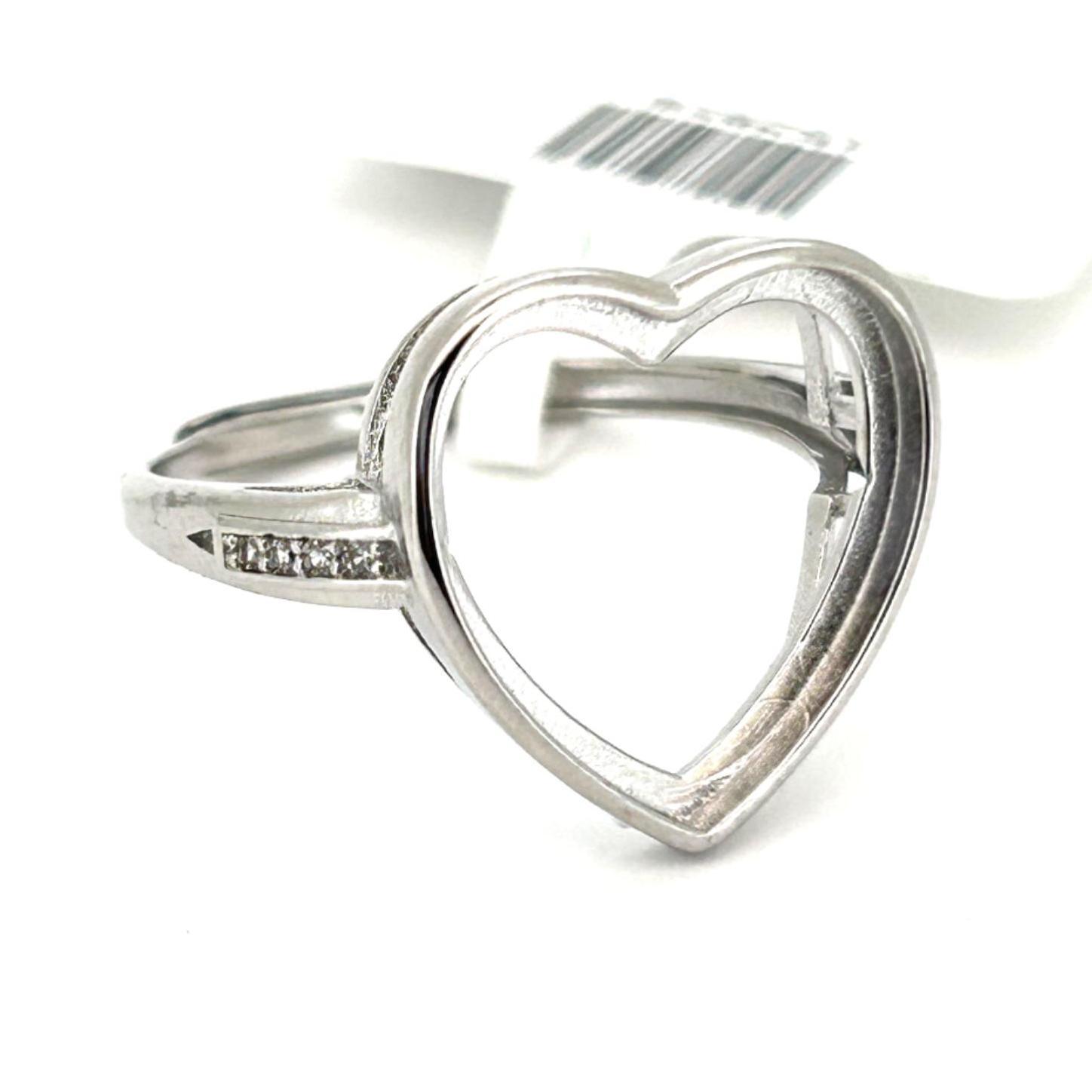 S925 Sterling Silver Ring with Heart-Shaped Garnet and Gemstones - DIY Inlaid Band Setting Adjustable
S925 Sterling Silver Ring with Heart-Shaped Garnet and Gemstones - DIY Inlaid Band Setting Adjustable