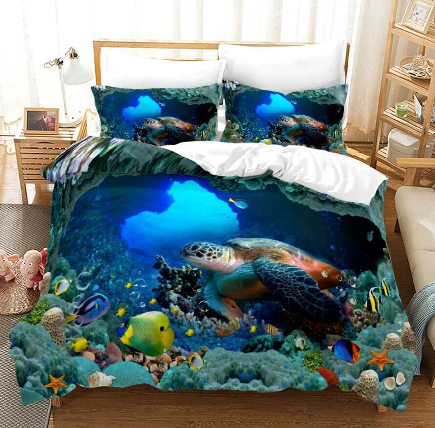 Coral Reef Sea Turtle Duvet Cover Tropical Ocean Bedding Set Coastal Bed Cover for Beach Home Decor Perfect Marine Lover Gift for Twin/Queen/King Beds Baby 100x135cm
Coral Reef Sea Turtle Duvet Cover Tropical Ocean Bedding Set Coastal Bed Cover for Beach Home Decor Perfect Marine Lover Gift for Twin/Queen/King Beds Baby 100x135cm