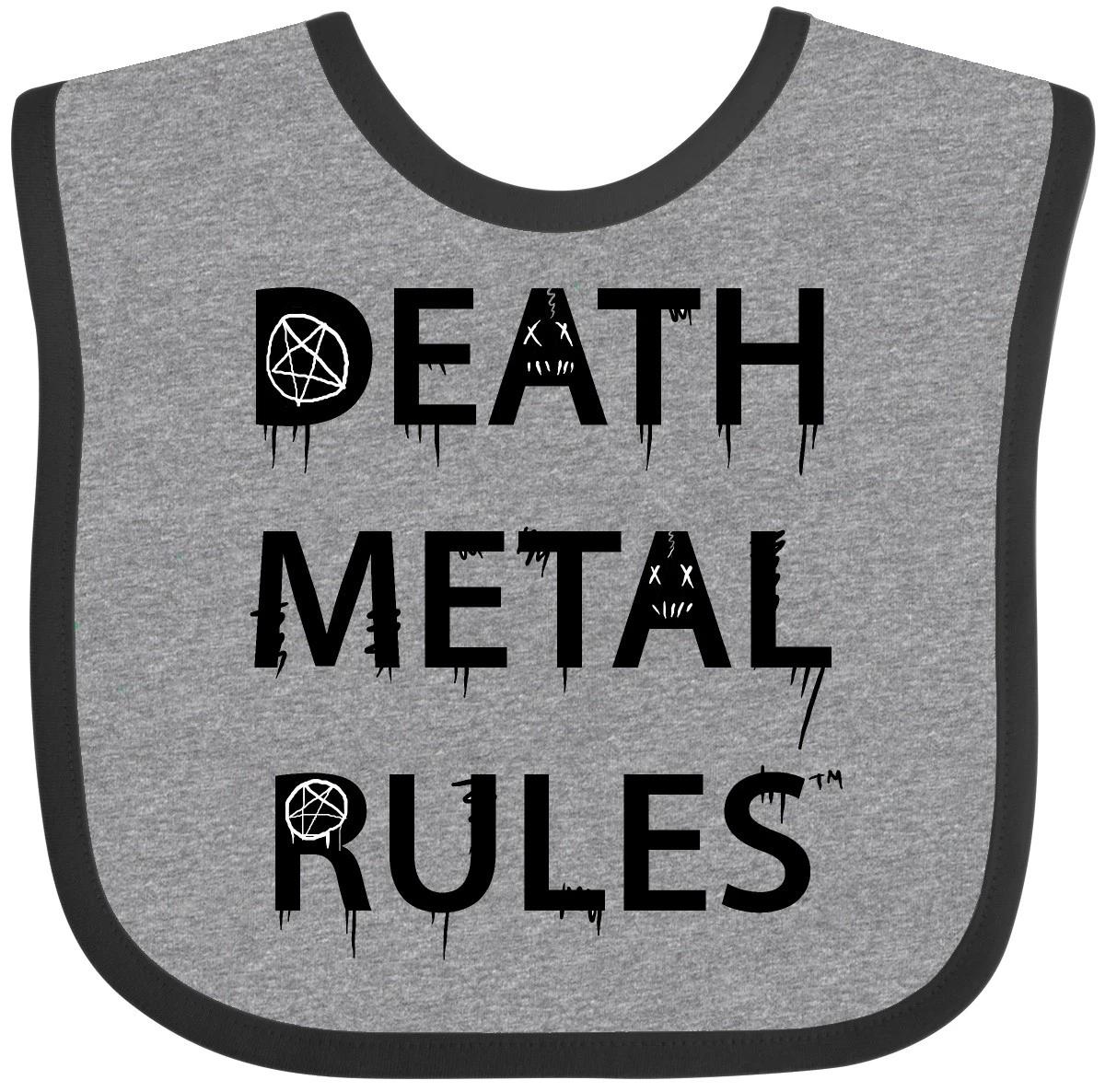 Inktastic Death Metal Rules White kids boys T-Shirt Baby Bib Goth Punk Clothing Infant 140
Inktastic Death Metal Rules White kids boys T-Shirt Baby Bib Goth Punk Clothing Infant 140